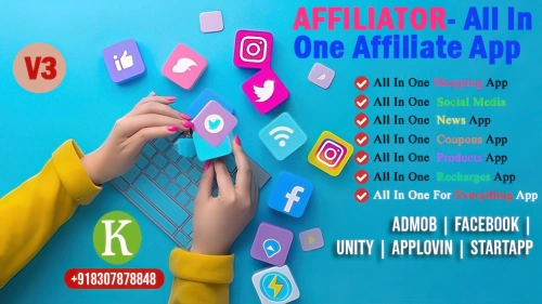 Affiliator - All In One Affiliate Marketing Android App With Admin Panel & In-App-Purchase