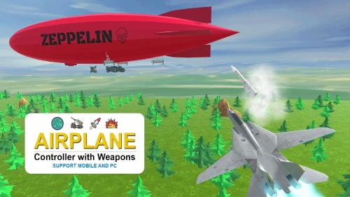 Airplane Controller with Weapons for Mobile and PC | Systems | Unity Assets