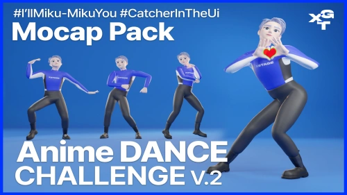 Anime Dance Challenge V.2 | 3D Animations | Unity Assets