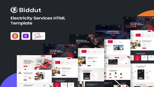 Biddut – Electricity Services HTML Template