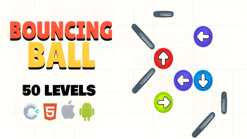 Bouncing Ball - Construct 3 50 Levels Full Game