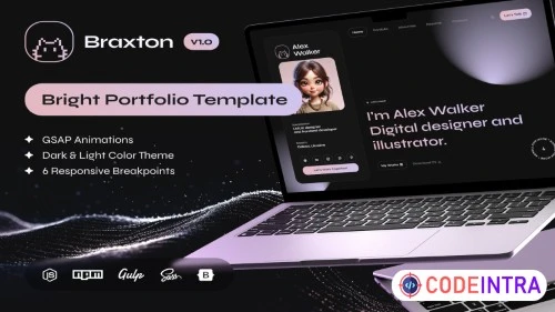 Braxton Personal Portfolio & Resume HTML Template