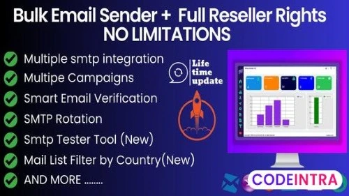 Bulk Email Sender Using Unlimited SMTP - [ Full Re