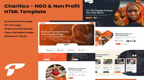 Charitics - NGO & Non Profit HTML Template