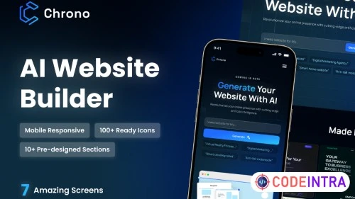 Chrono - AI Website Builder Framer Landing Page UI Kit