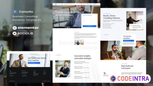 Consulto - Business Consulting & Coaching Elementor Template Kit