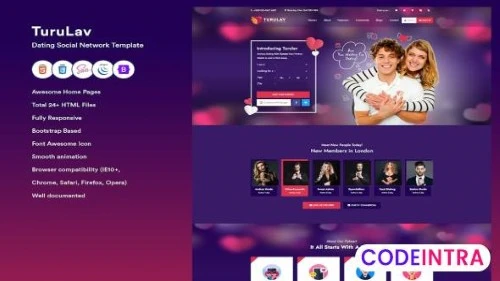 Dating Social Network Template