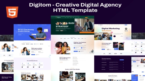 Digitom - Creative Digital Agency HTML Template