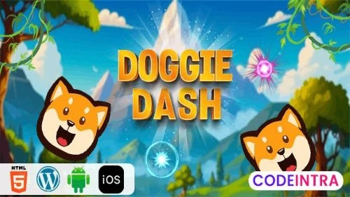 Doggie Dash - HTML5 Construct3 Game