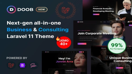 Doob Laravel 11 Business & Consulting Template