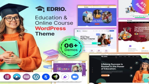 Edrio - Education & Online Course WordPress Theme