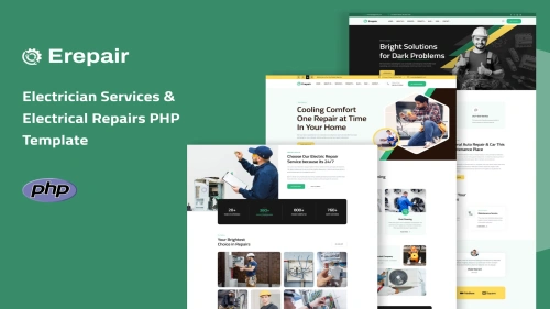 Erepair - Electrician Services PHP Template