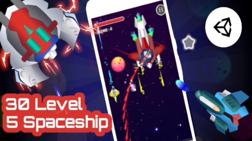 Galaxy Battle - Unity Complete Project With Admob Ad for Android and iOS