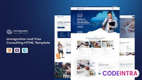 Immigratie - immigration and Visa HTML Template
