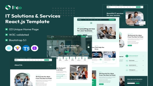 Itco – IT Solutions & Services React JS Template