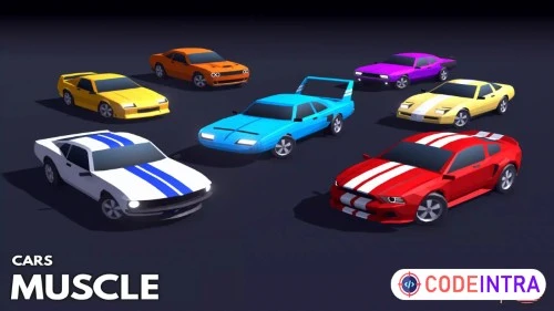 Low Poly Cars - Mega Pack | 3D Land | Unity Assets