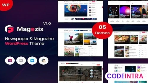 Magezix - Newspaper & Magazine WordPress Theme