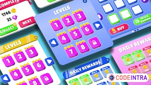 Mega Hyper Casual GUI Pack | 2D GUI | Unity Assets