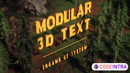 Modular 3D Text - In-Game 3D UI System | 3D GUI | Unity Assets