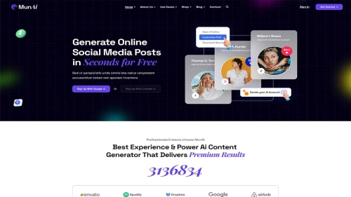MunAi - AI Writer & Copywriting React NextJS Templ