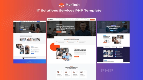 Munteh - IT Solutions Services PHP Template