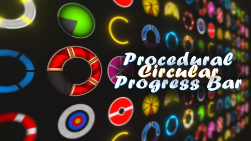 Procedural Circular Health and Progress Bars Pro | GUI Tools | Unity Assets