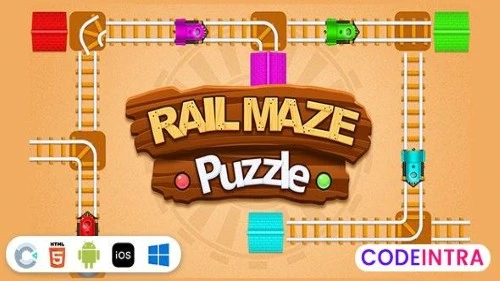 Rail Maze Puzzle [ Construct 3 , HTML5 ]