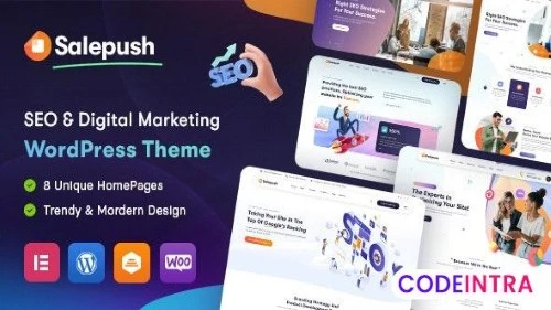 Salepush - SEO & Digital Marketing WordPress Theme