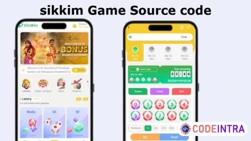 sikkim Game Source Code With Admin Panel With Yellow UI