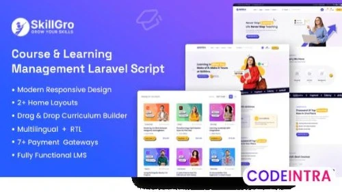 SkillGro - Course & Learning Management System Lar