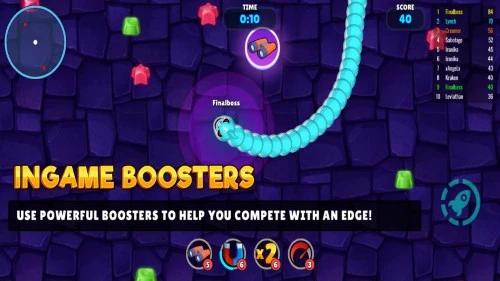Snake Warz IO (slither, worm) complete game template | Packs | Unity Assets