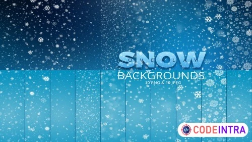 Snow Overlay Backgrounds
