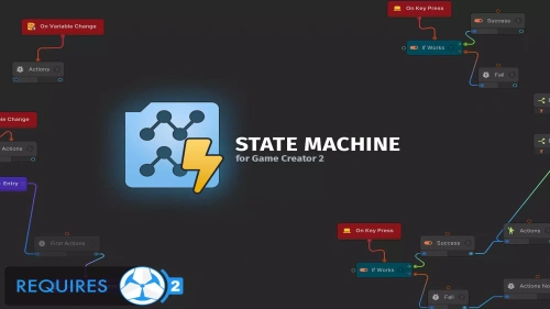 State Machine 2 (Game Creator 2) | Visual Scripting | Unity Assets