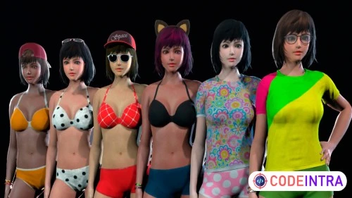 Summer Girl | 3D Humanoids | Unity Asset Store