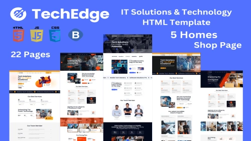 TechEdge - IT Solutions & Technology HTML Template