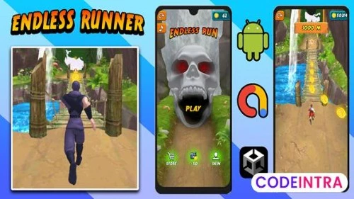 Temple Run Endless Runner Game Unity Source Code