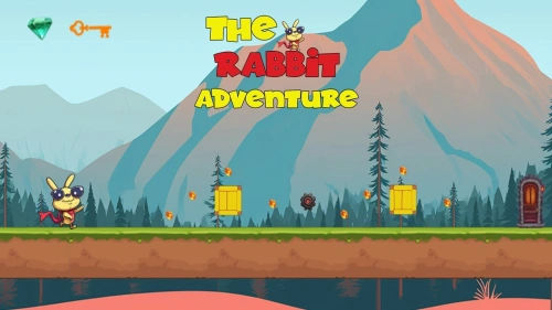 The Rabbit Adventure - HTML5 Game Construct 3
