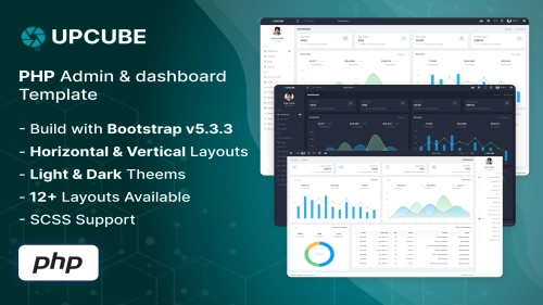 Upcube - PHP Admin & Dashboard Template