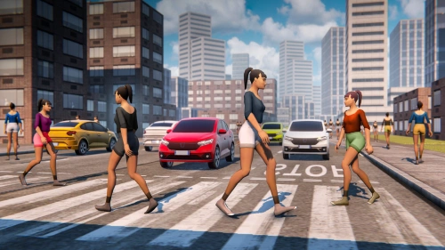 Urban Traffic & Pedestrian System | Behavior AI | Unity Assets