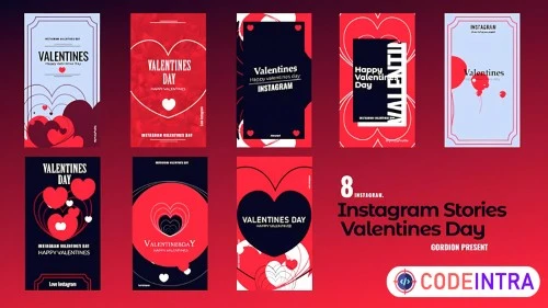 🎉 Valentine’s Day Instagram Stories in After Effects – Free Download! 💌