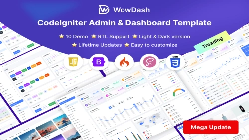 WowDash - CodeIgniter Multipurpose Admin Dashboard