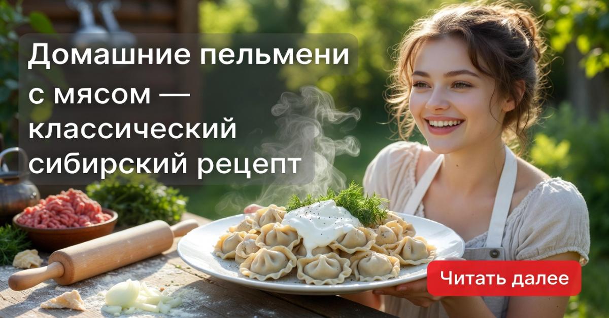 Домашние пельмени с мясом — классический сибирский рецепт пошагово - Codeintra