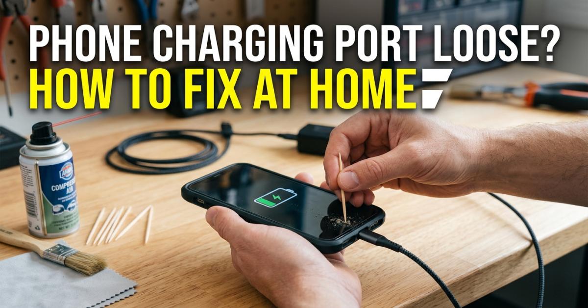 Phone Charging Port Loose? How to Fix at Home - Codeintra