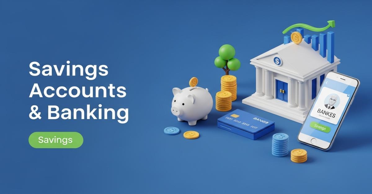 Savings Accounts & Banking: Complete Guide to Smart Saving, Interest & Modern Banking - Codeintra