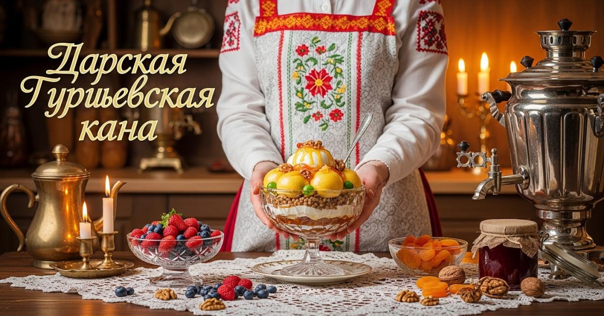 Гурьевская каша — роскошный русский десерт с пенками и сухофруктами, царский рецепт - Codeintra